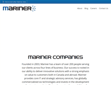 Tablet Screenshot of marinerpartners.com